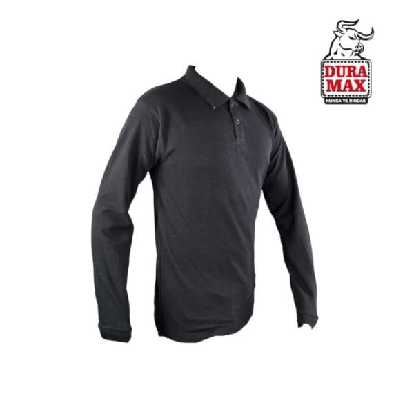 Camibuso Negro Tipo Polo