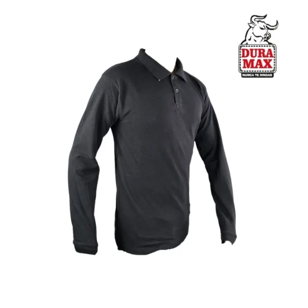 Camibuso Negro Tipo Polo