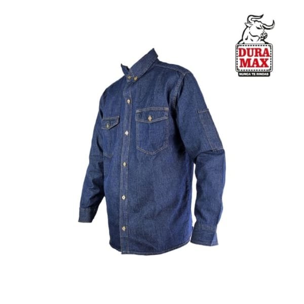 Camisa De Jean Industrial Azul
