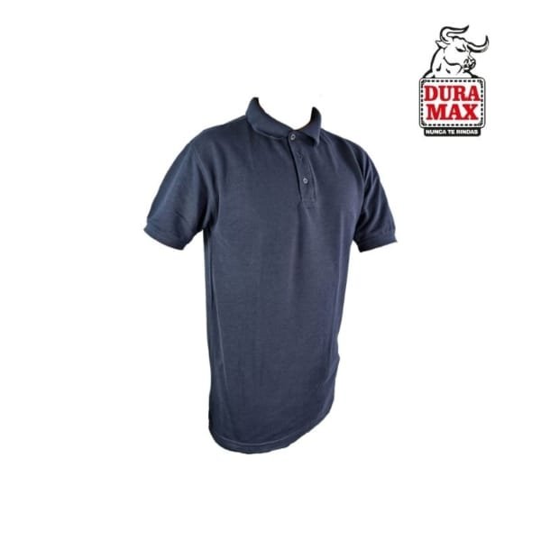 Camiseta Tipo Polo Azul Para Dotacion