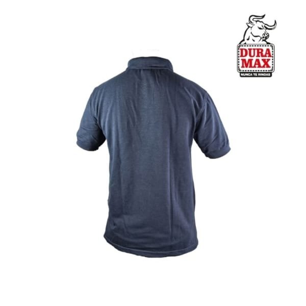 Camiseta Tipo Polo Azul Para Hombre