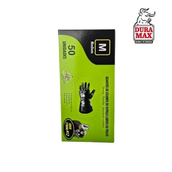 Guante Nitrilo Industrial Negro