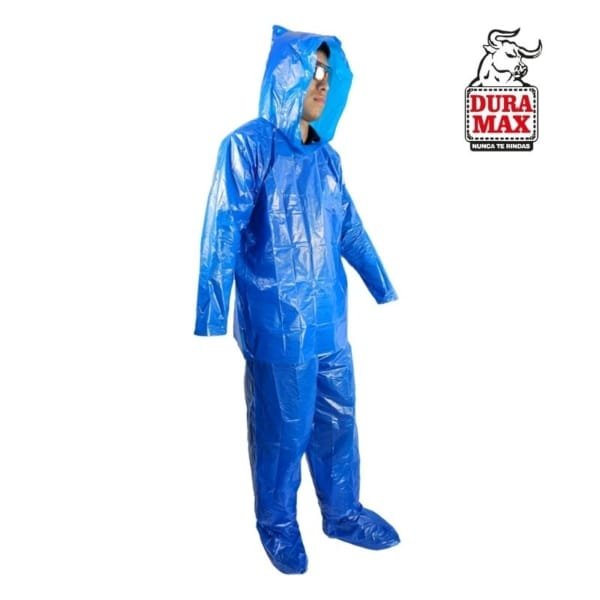 Impermeable Plastico Azul