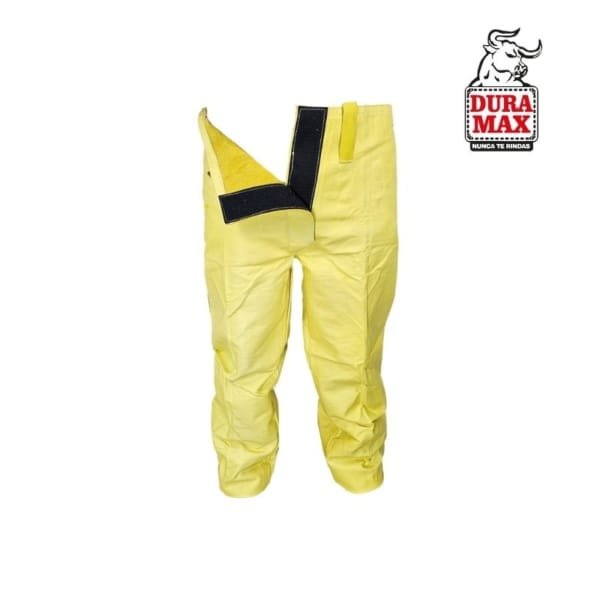 Pantalon En Cuero Vaqueta