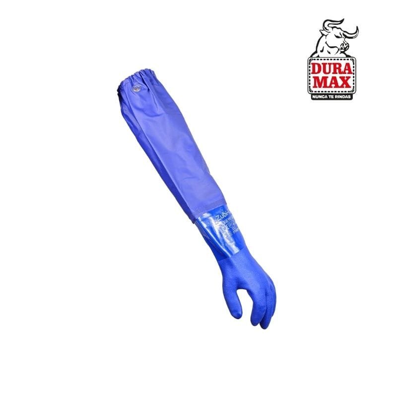 Guante Mosquetero PVC Azul