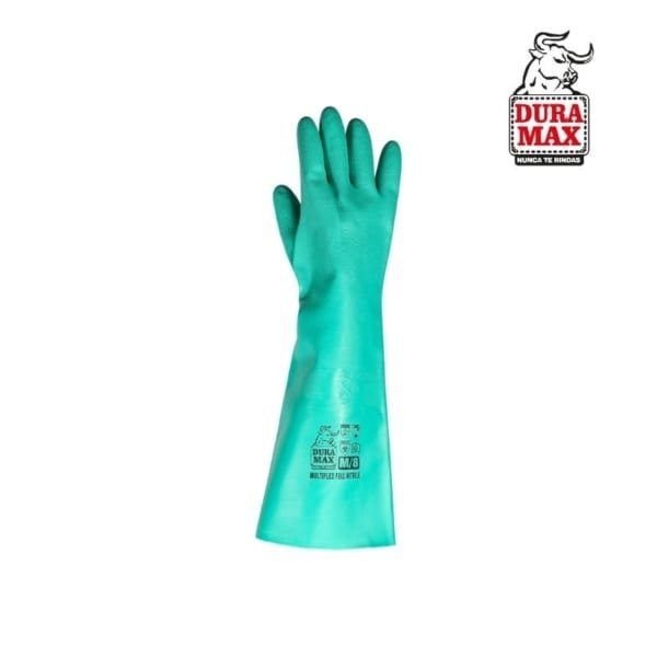 Guantes De Nitrilo Verde Largo