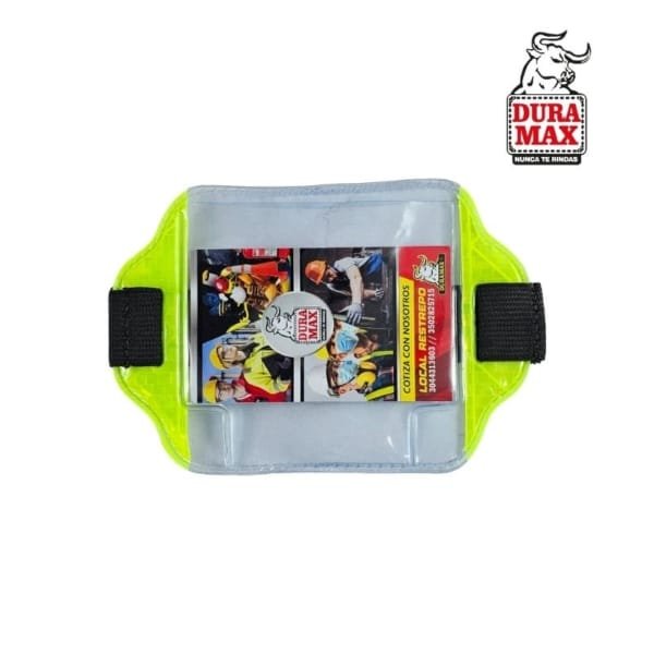 Brazalete Porta Carnet Horizontal Reflectivo