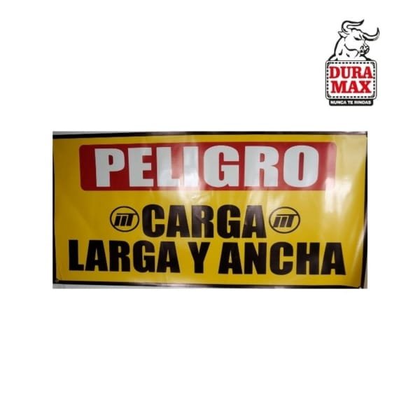 Aviso Carga Larga Y Ancha 50 x 100
